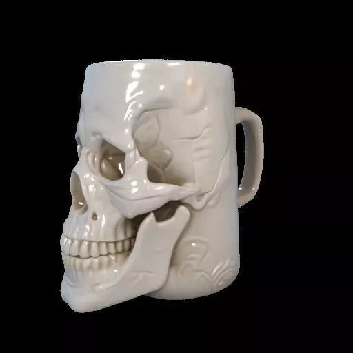 Skull Mug of Doom 3D print model_10