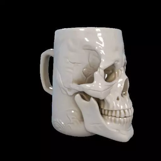 Skull Mug of Doom 3D print model_20