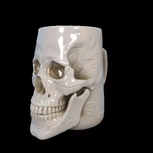 Skull Mug of Doom 3D print model_11