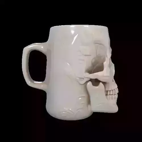 Skull Mug of Doom 3D print model