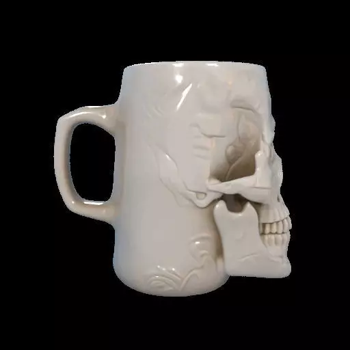 Skull Mug of Doom 3D print model_0