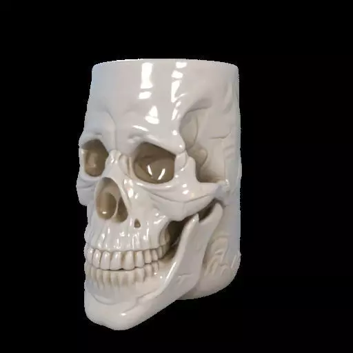 Skull Mug of Doom 3D print model_13