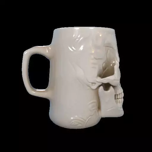 Skull Mug of Doom 3D print model_1