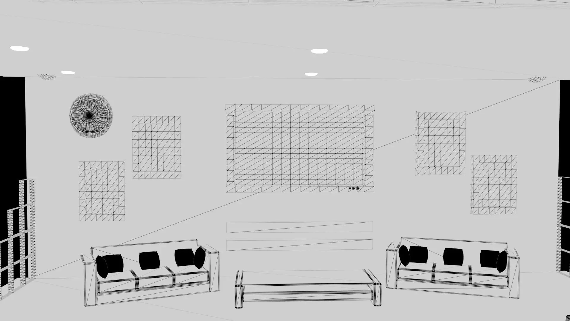 Modern Exhibition Booth  Trade Show Stand  3D Model 3D model_9