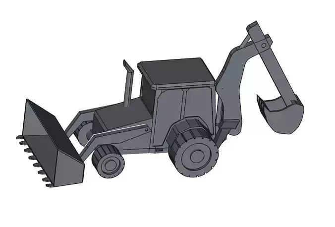  Simple Backhoe for 3D Printer