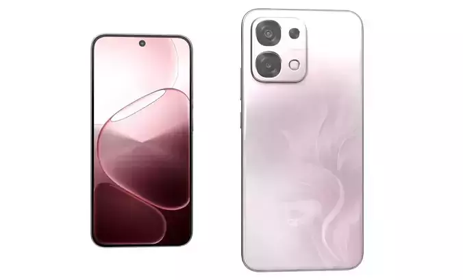 OPPO A6 Pro Coral Pink 3D model