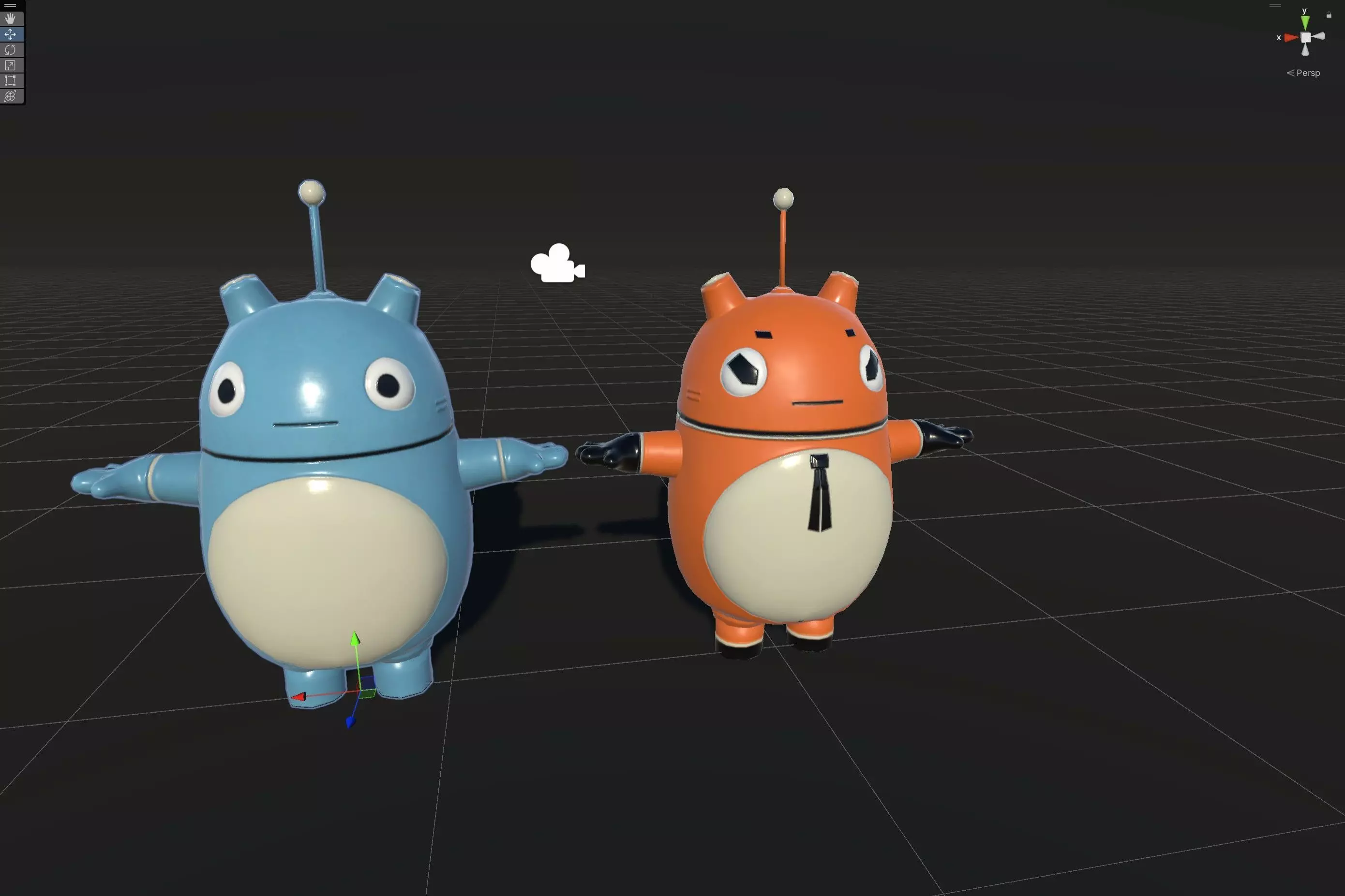 Minirobotic5Pack2 Low-poly 3D model_16