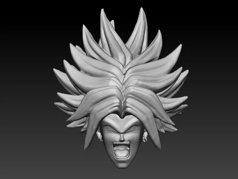 Broly Kong Head 3D print model_1