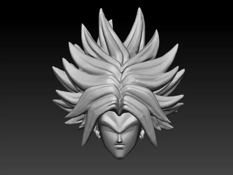 Broly Kong Head 3D print model_2