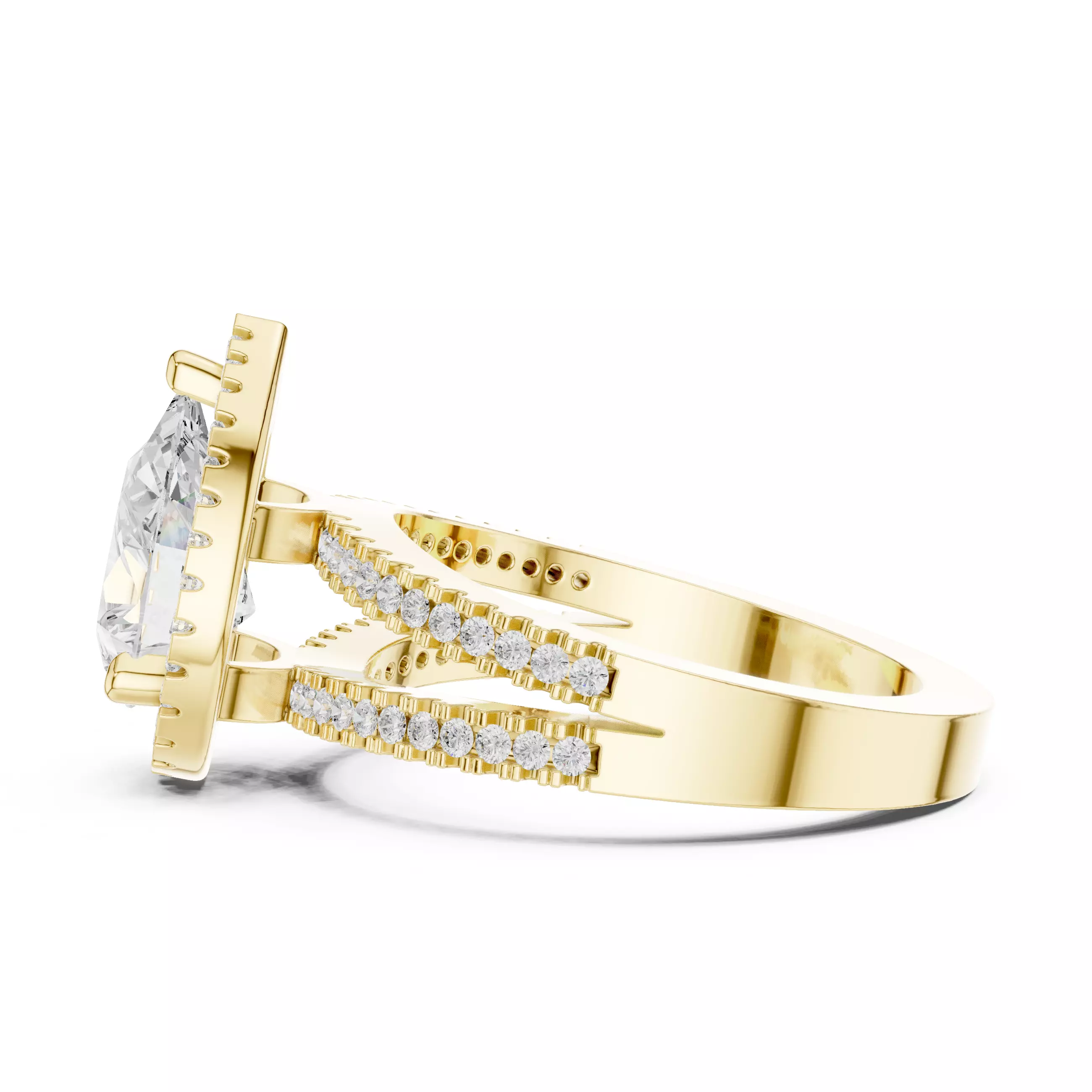 Solitaire Ring 3dm stl renders animation videos details 3D print model_15