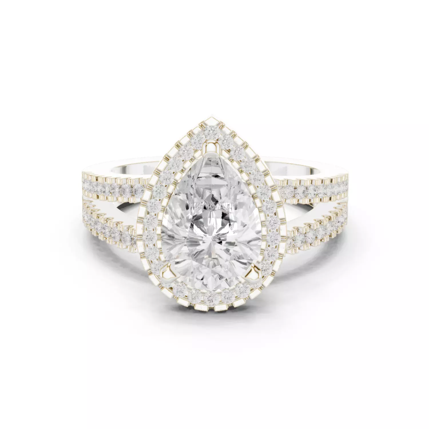 Solitaire Ring 3dm stl renders animation videos details 3D print model_1