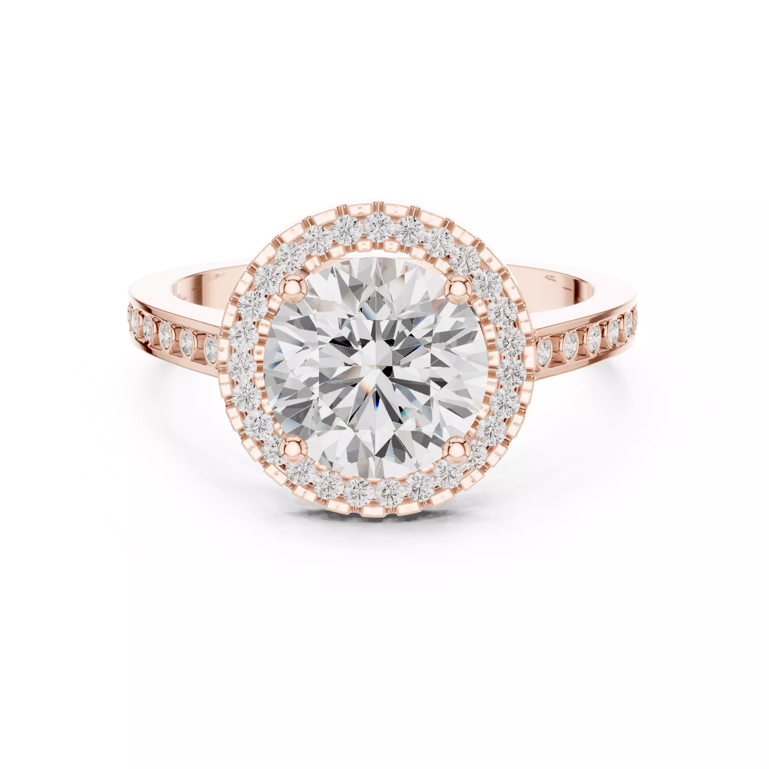 Solitaire Ring 3dm stl renders animation videos details 3D print model_9