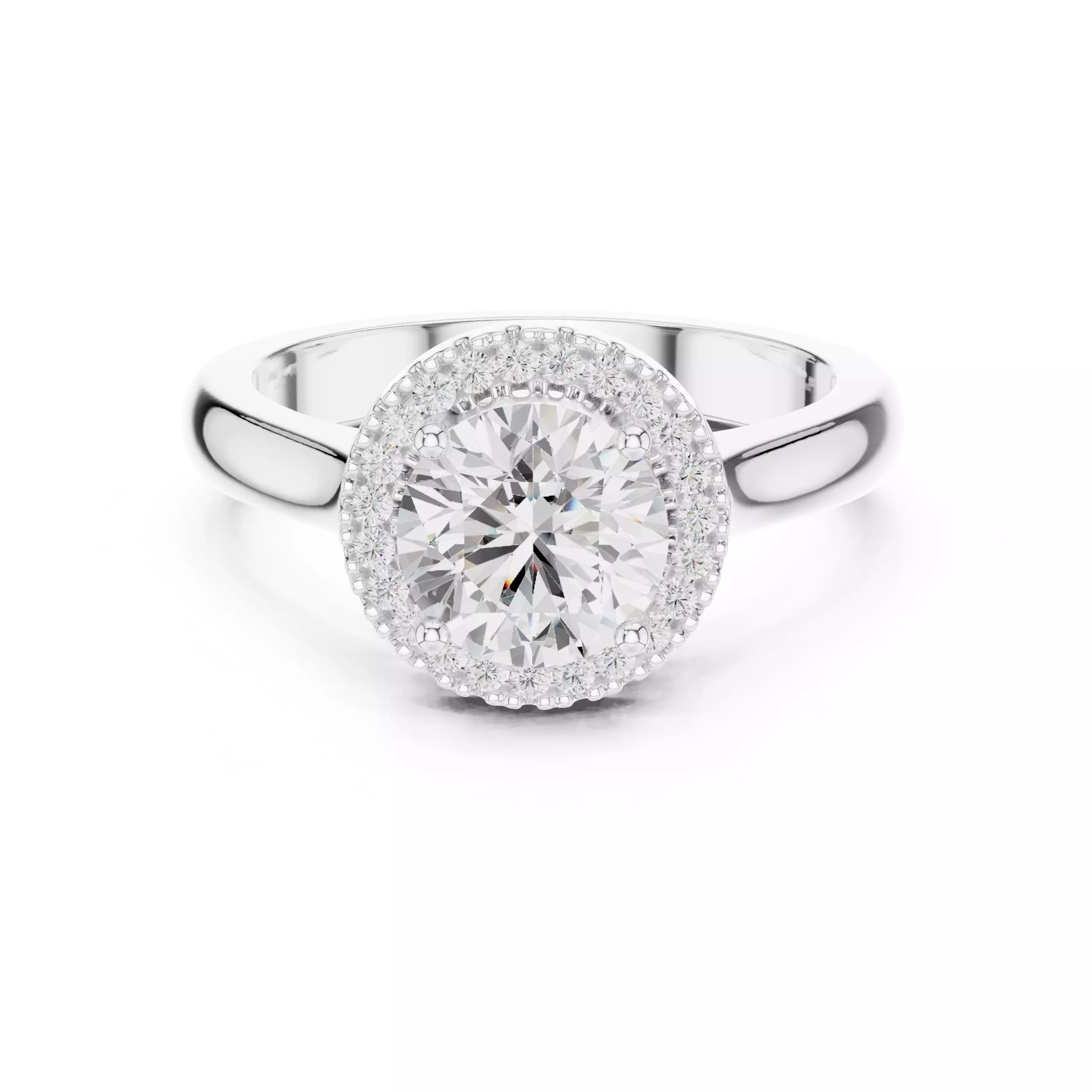 Solitaire Ring 3dm stl renders animation videos details 3D print model_12