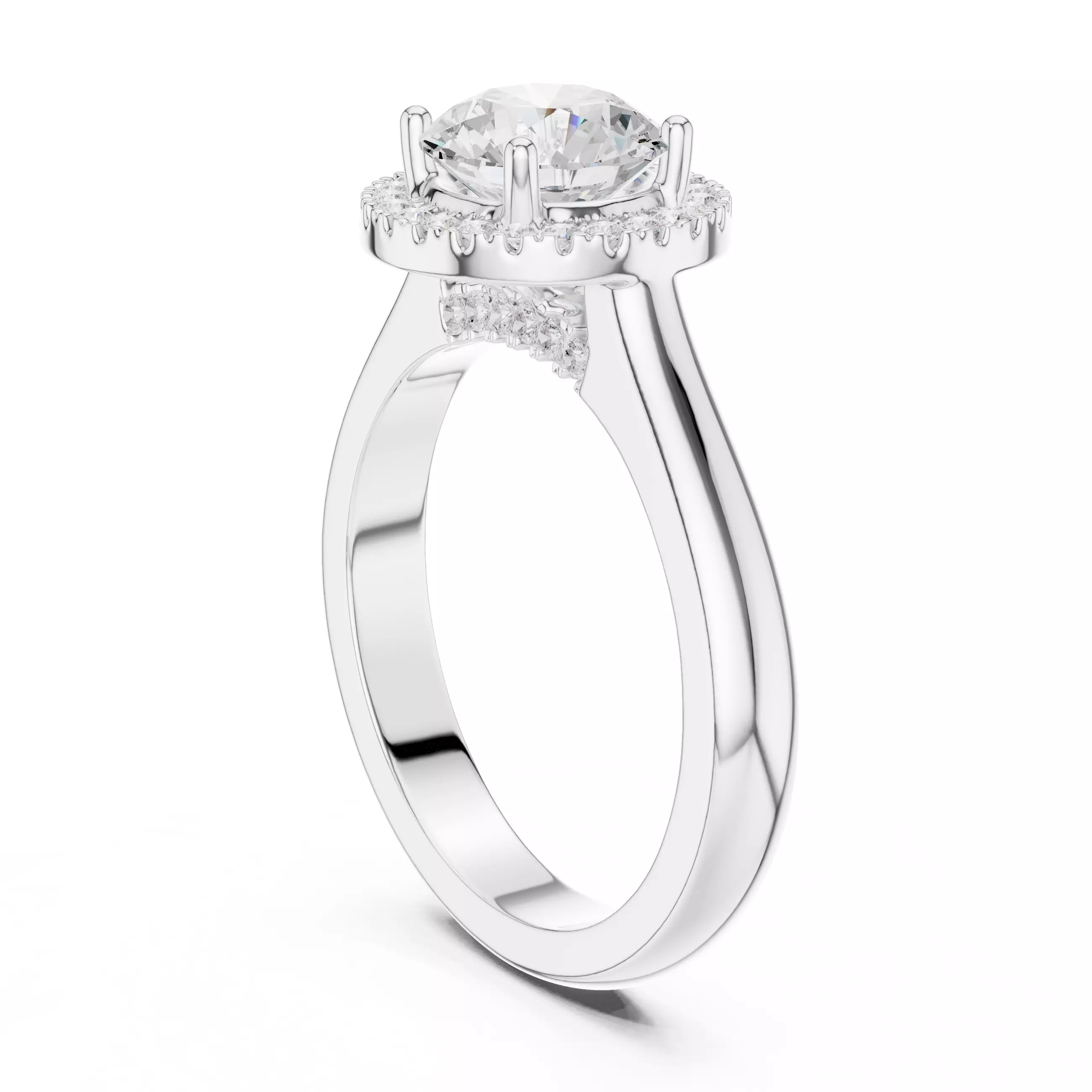 Solitaire Ring 3dm stl renders animation videos details 3D print model_9