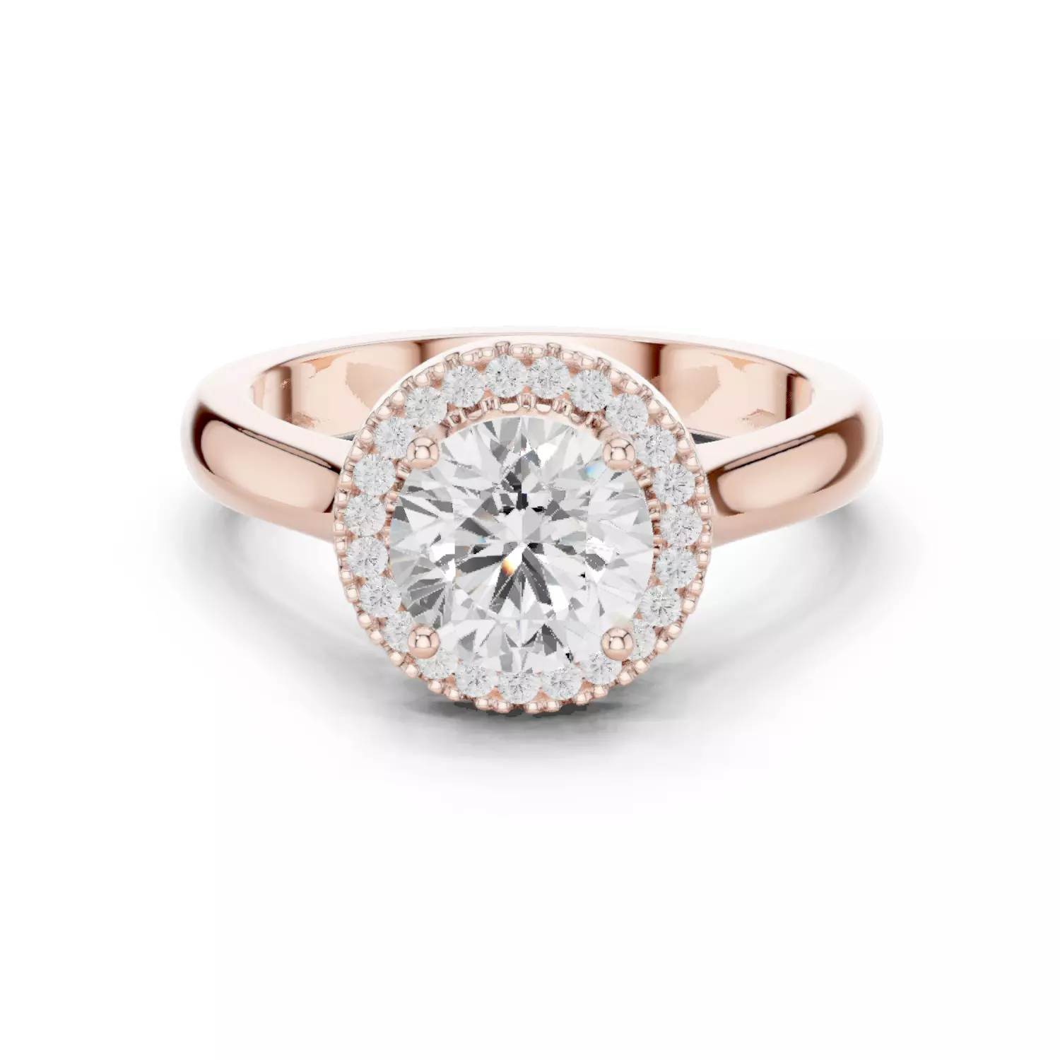 Solitaire Ring 3dm stl renders animation videos details 3D print model_0