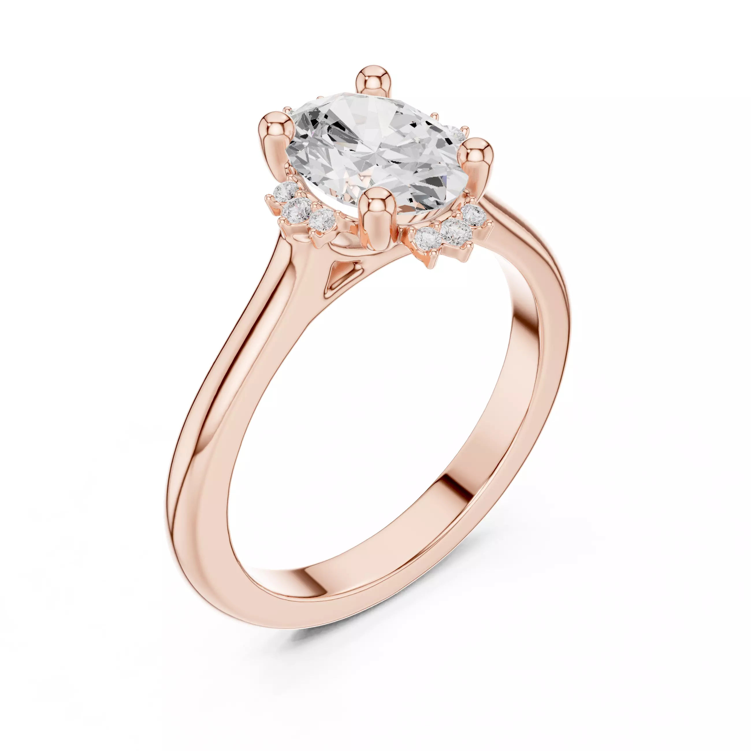 Solitaire Ring 3dm stl renders animation videos details 3D print model_6