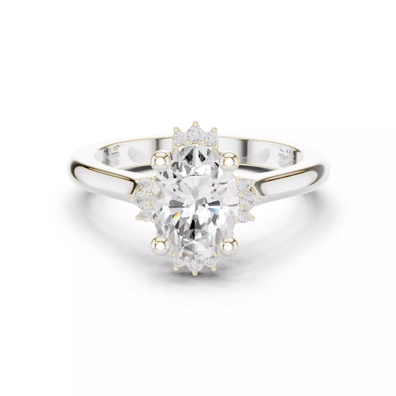 Solitaire Ring 3dm stl renders animation videos details 3D print model_1