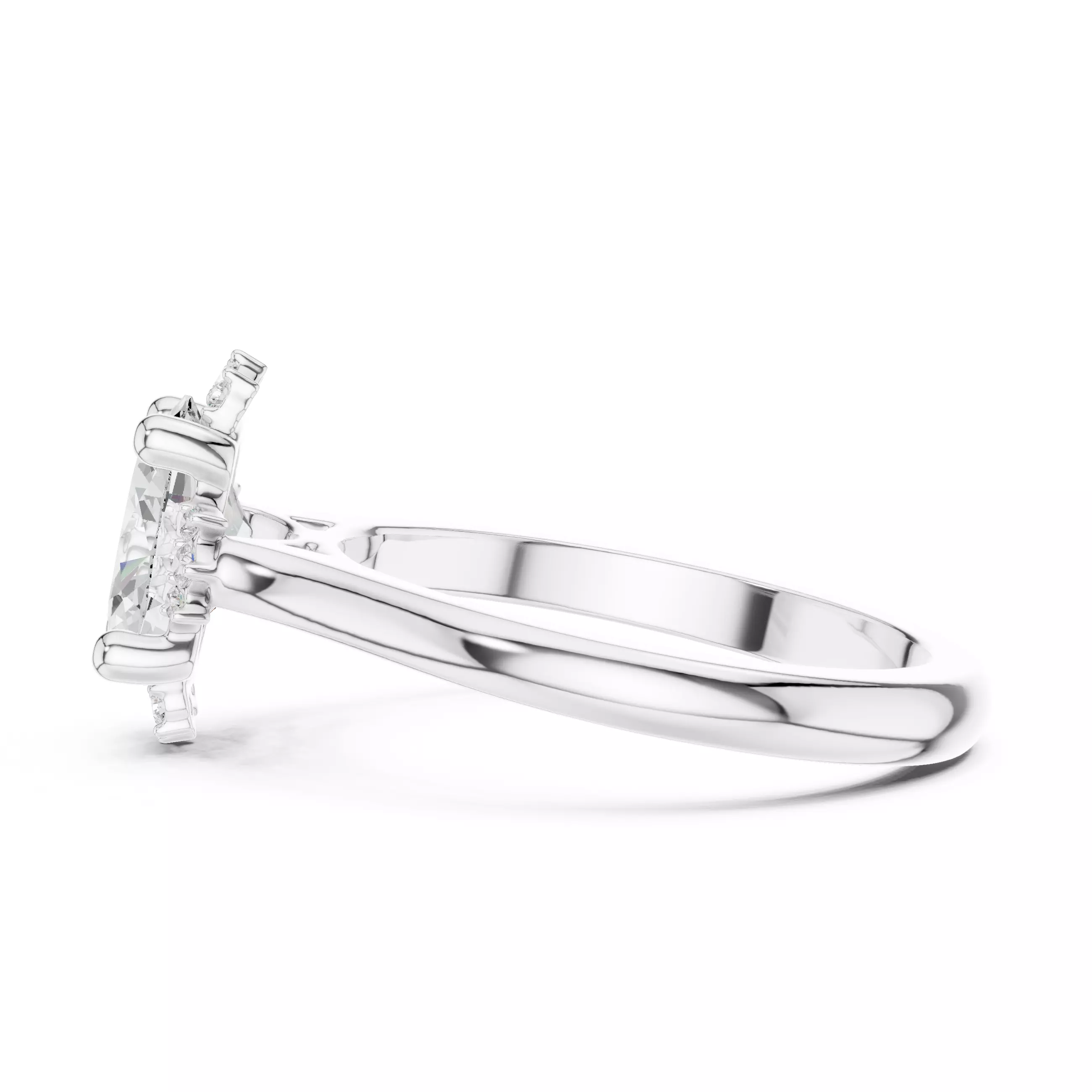 Solitaire Ring 3dm stl renders animation videos details 3D print model_11