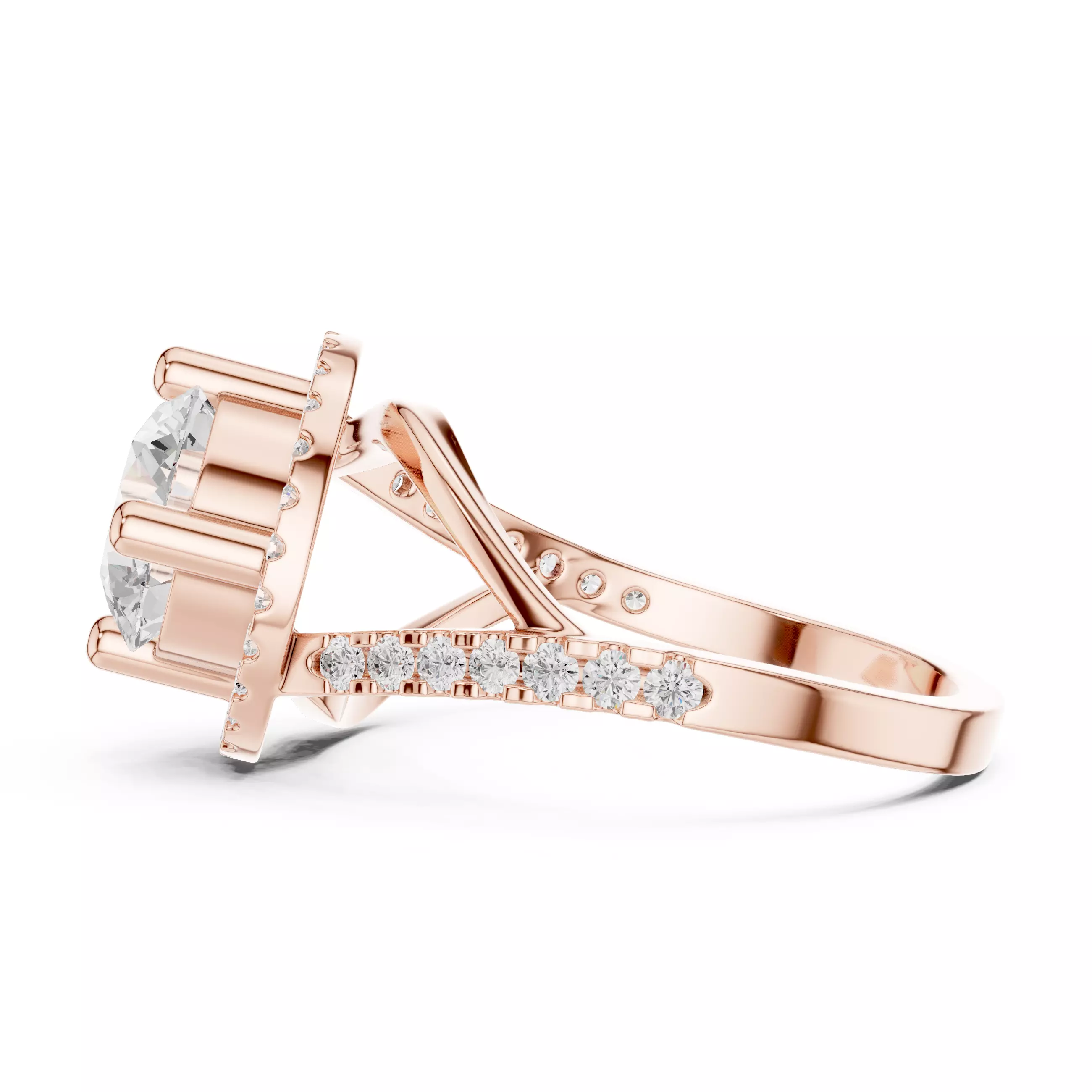 Solitaire Ring 3dm stl renders animation videos details 3D print model_7