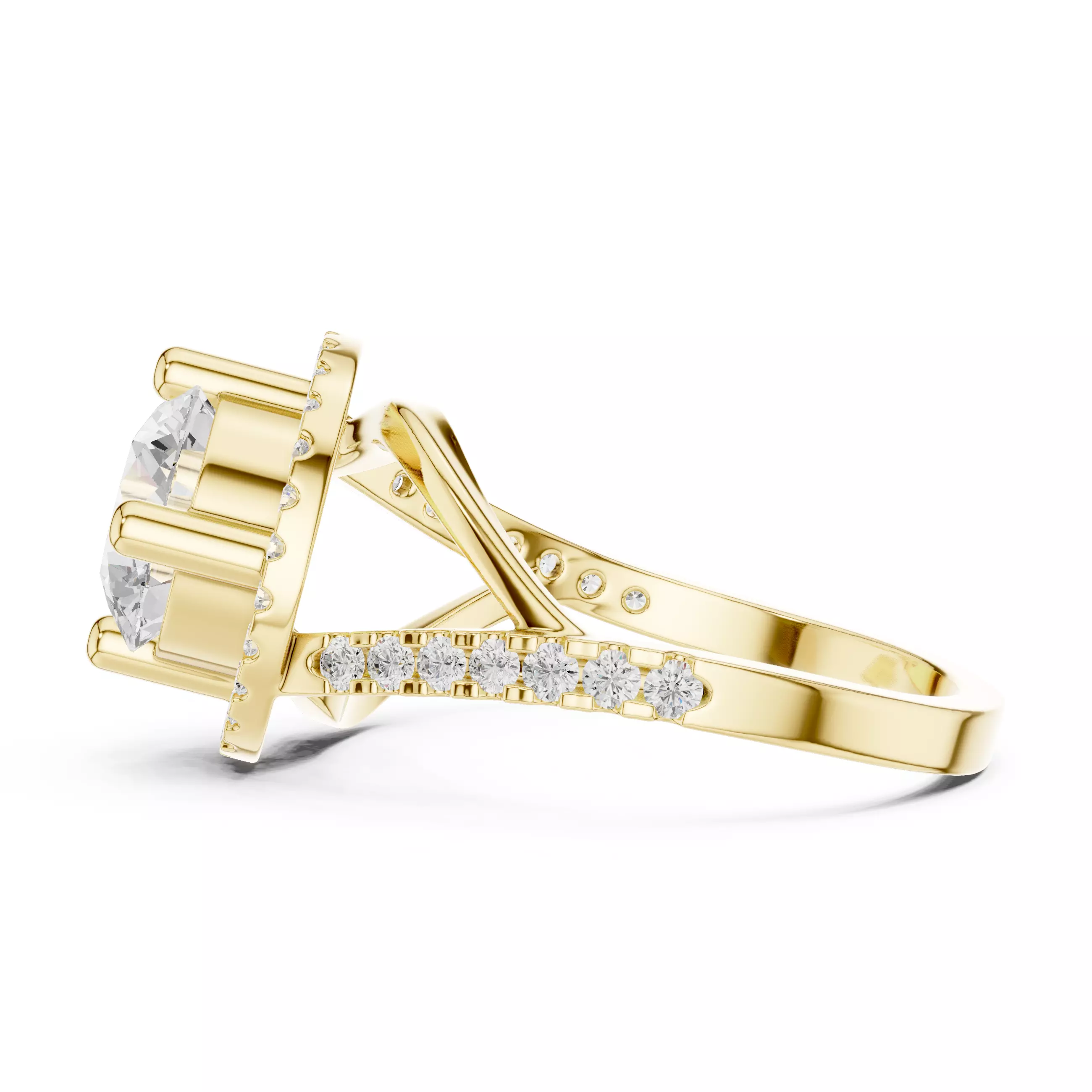 Solitaire Ring 3dm stl renders animation videos details 3D print model_15