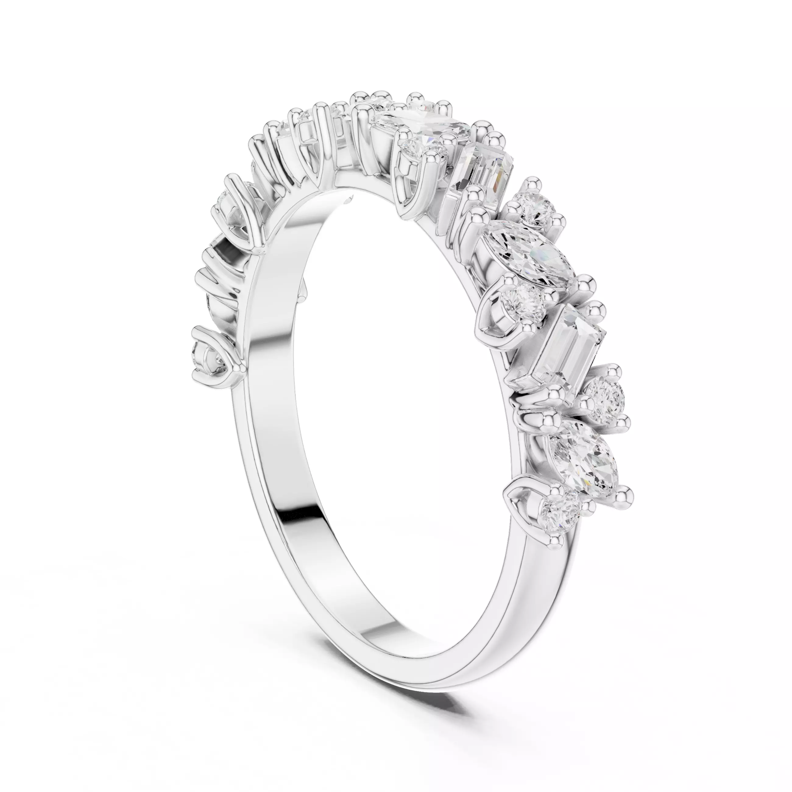 Solitaire Ring 3dm stl renders animation videos details 3D print model_9