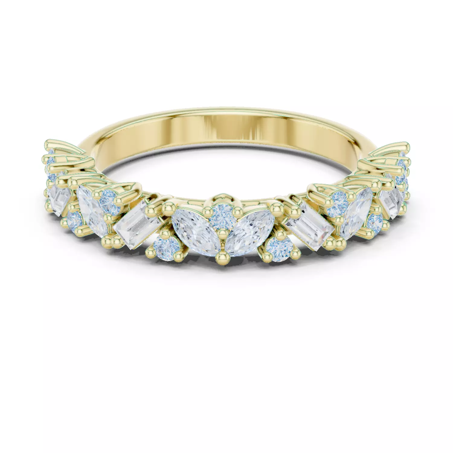 Solitaire Ring 3dm stl renders animation videos details 3D print model_3