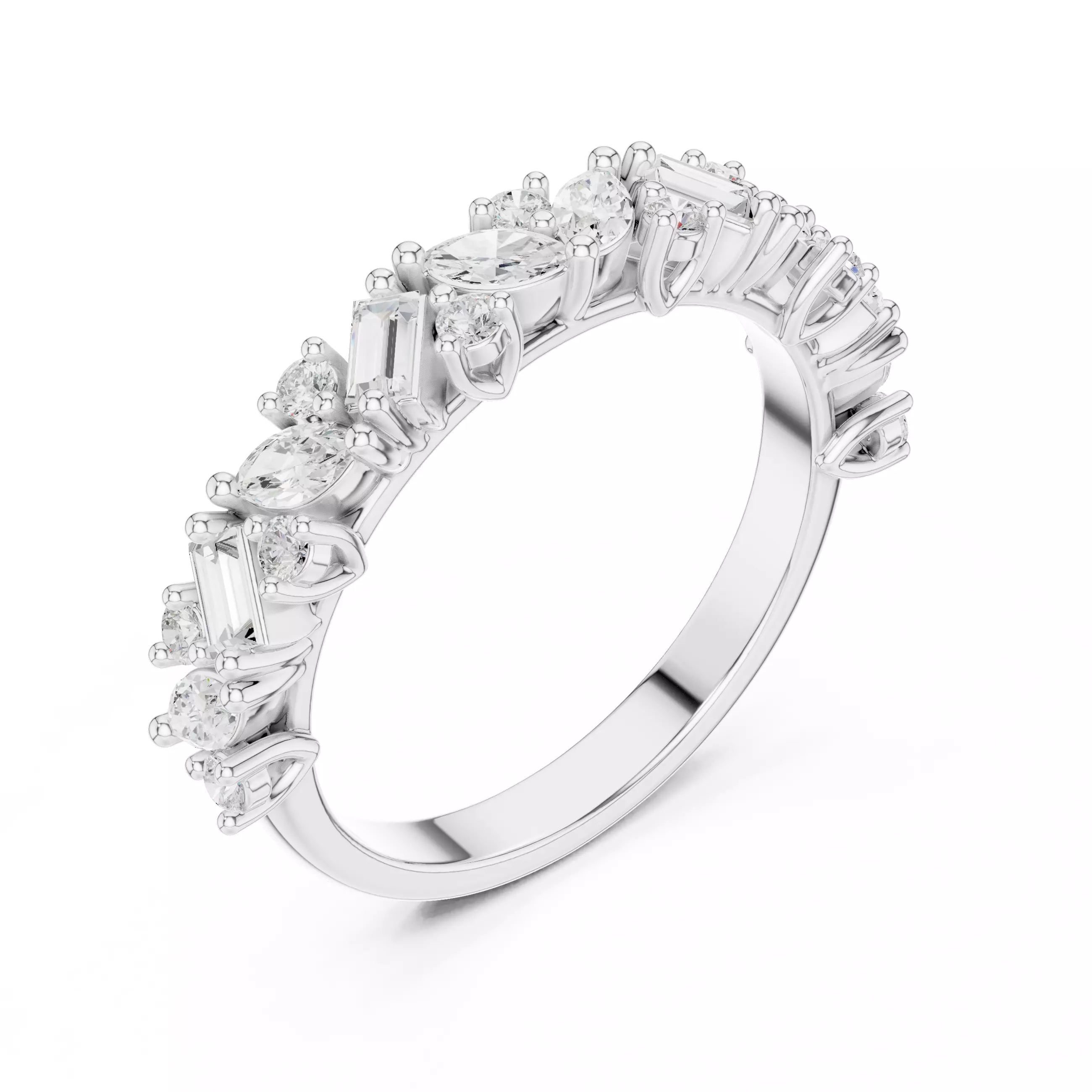 Solitaire Ring 3dm stl renders animation videos details 3D print model_10