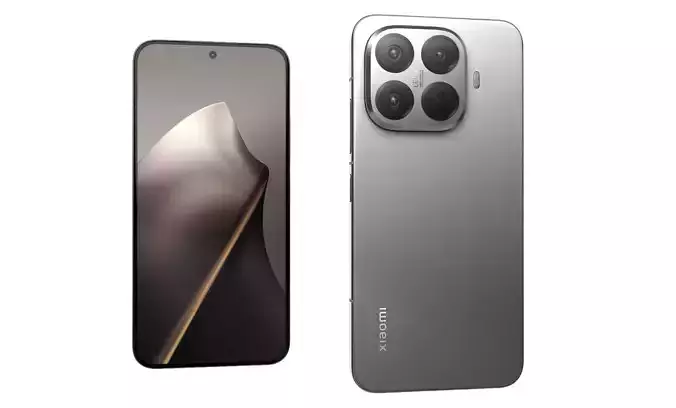 Xiaomi 15T Pro Silver 3D model