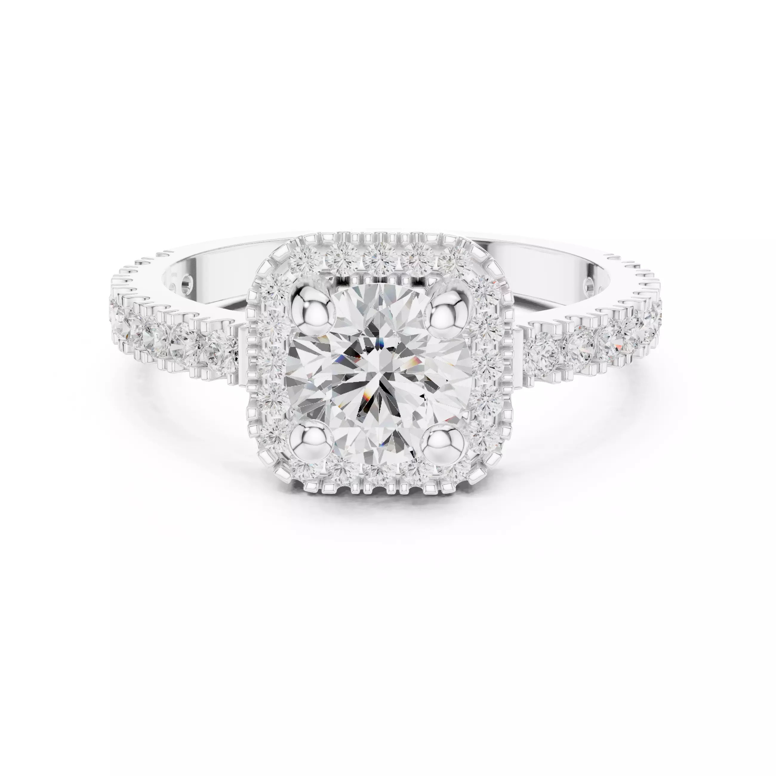 Solitaire Ring 3dm stl renders animation videos details 3D print model_12