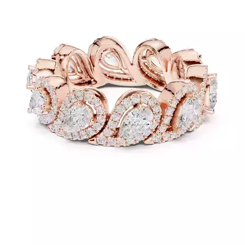 Solitaire Band Ring 3dm stl renders animation videos details 