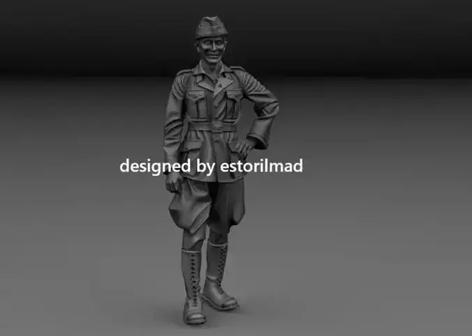 WW2 ITALIAN SOLDIER IN ACTION V7