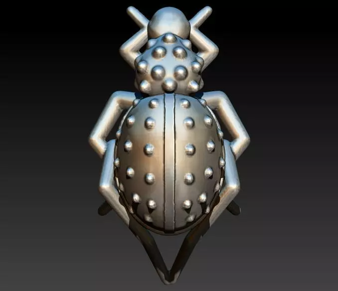 Ladybug Pendant Necklace charm Bracelet Jewelry 3D print model_29