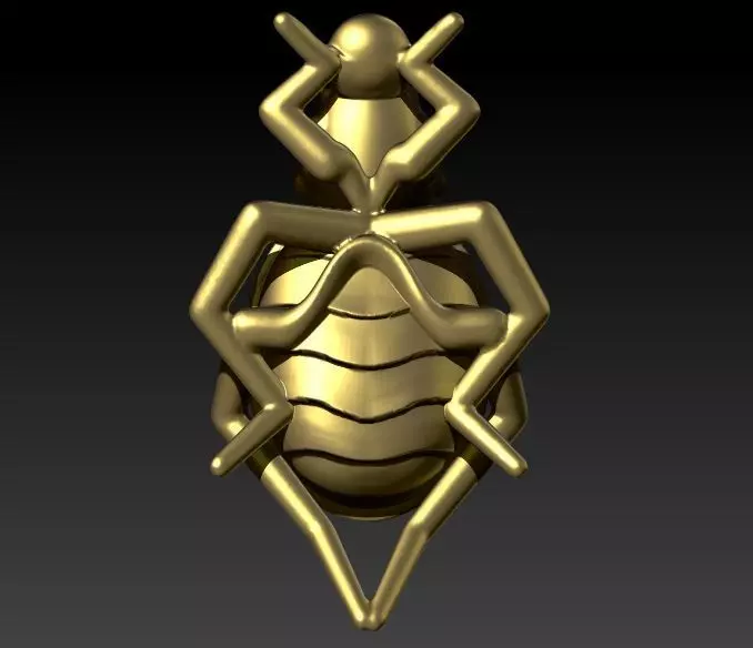 Ladybug Pendant Necklace charm Bracelet Jewelry 3D print model_25