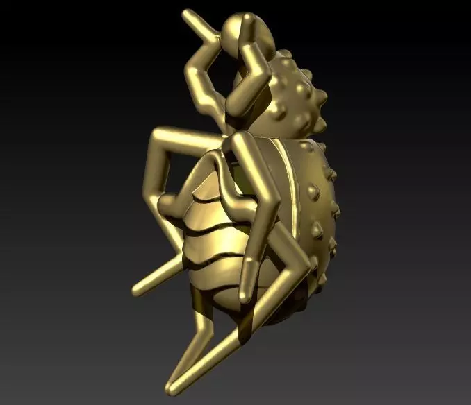 Ladybug Pendant Necklace charm Bracelet Jewelry 3D print model_26