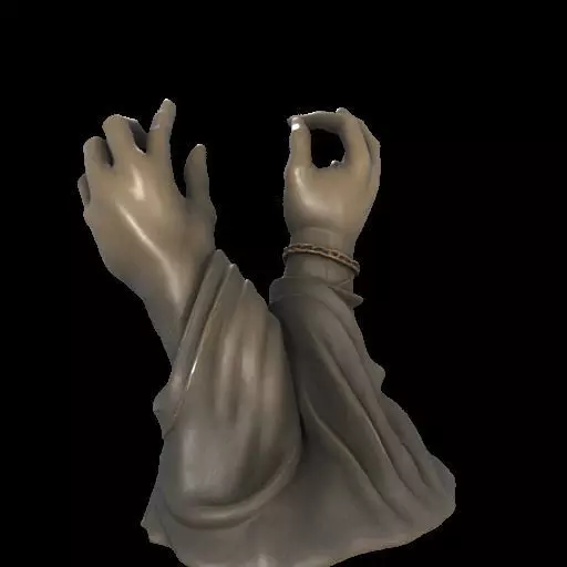 Hands of the Dark Conjurer 3D print model_9