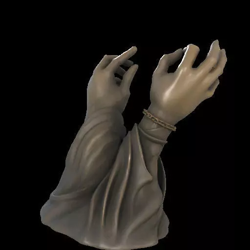 Hands of the Dark Conjurer 3D print model_4