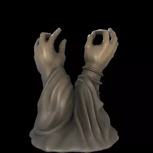 Hands of the Dark Conjurer 3D print model_7