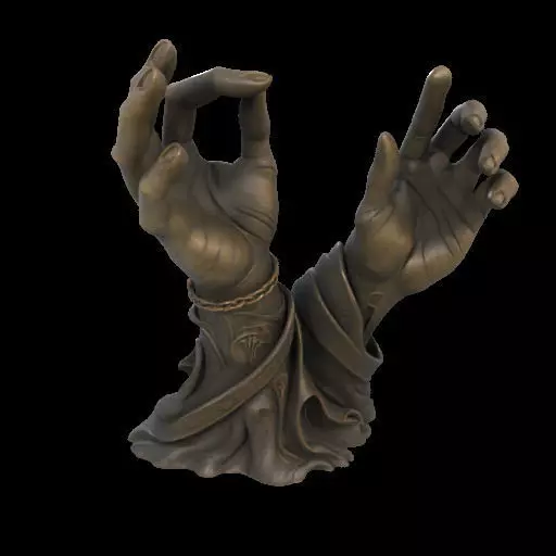 Hands of the Dark Conjurer 3D print model_12