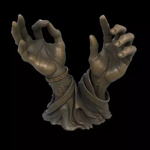 Hands of the Dark Conjurer 3D print model_0