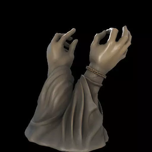 Hands of the Dark Conjurer 3D print model_5