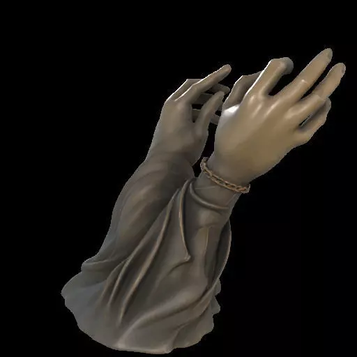 Hands of the Dark Conjurer 3D print model_2