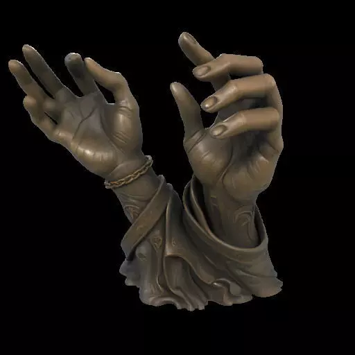 Hands of the Dark Conjurer 3D print model_21