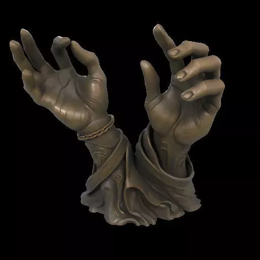 Hands of the Dark Conjurer 3D print model_22