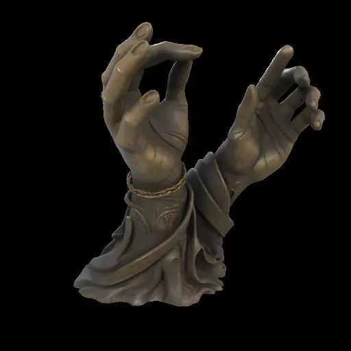Hands of the Dark Conjurer 3D print model_23