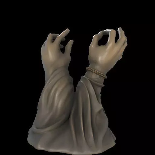 Hands of the Dark Conjurer 3D print model_6