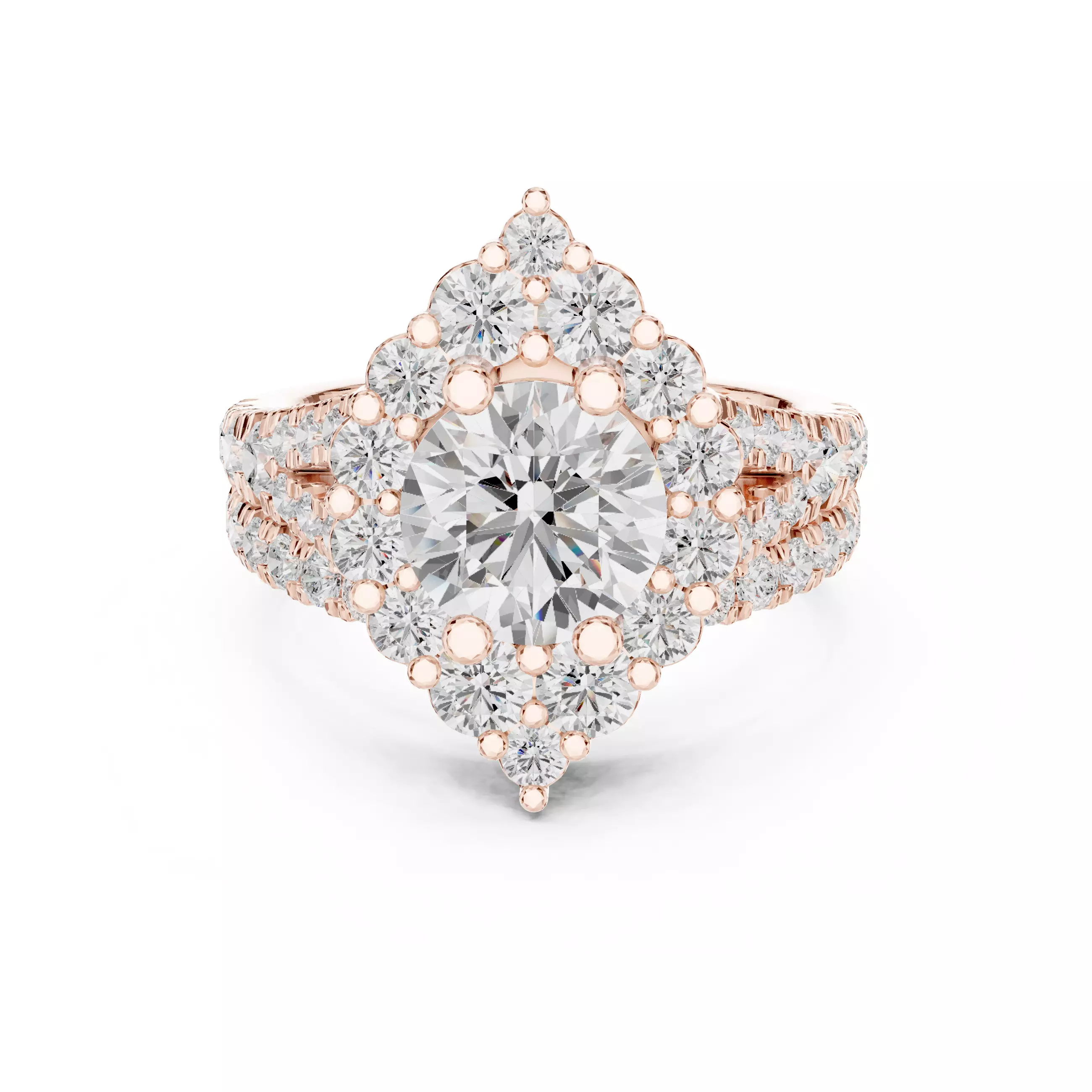 Solitaire Ring 3dm stl renders animation videos details 3D print model_0