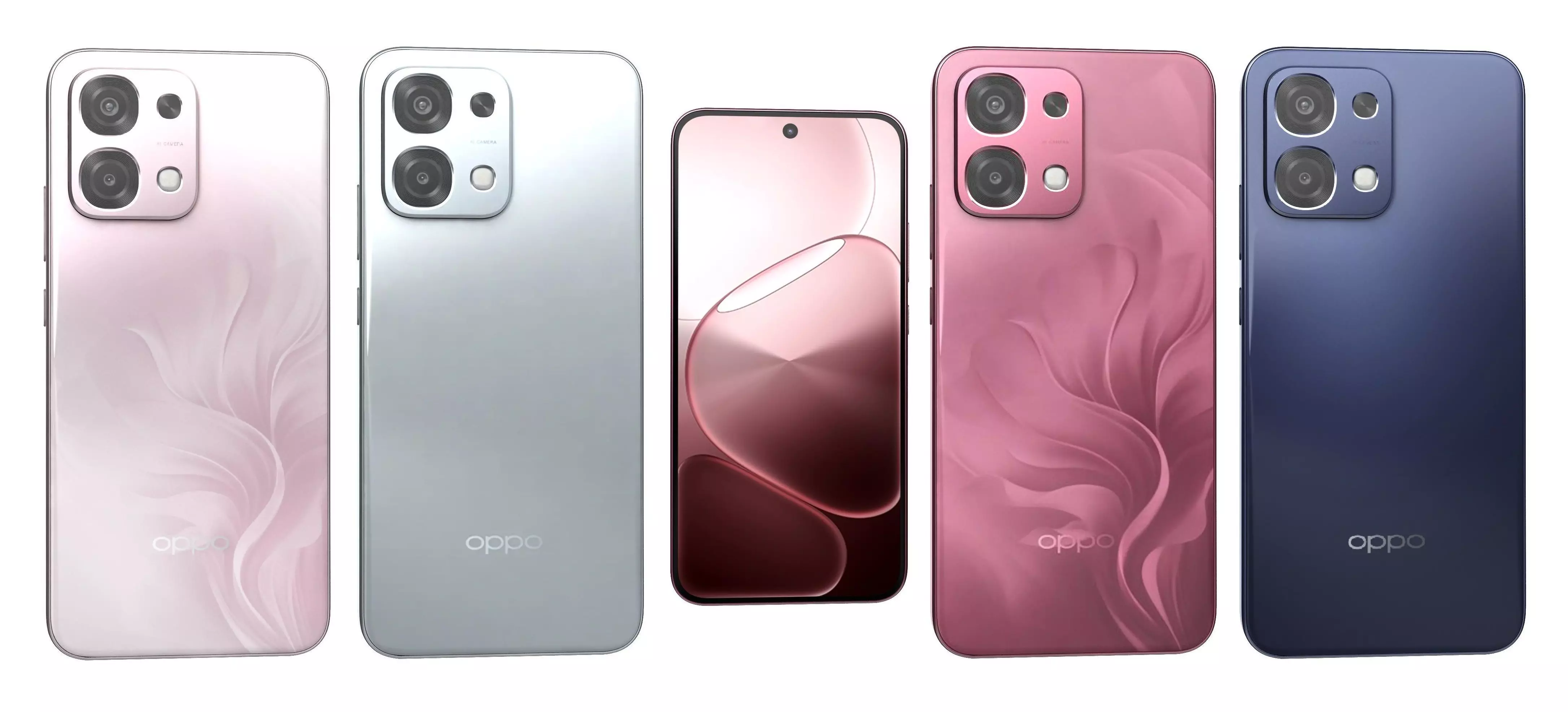 OPPO A6 Pro 5G All Colors 3D model_0