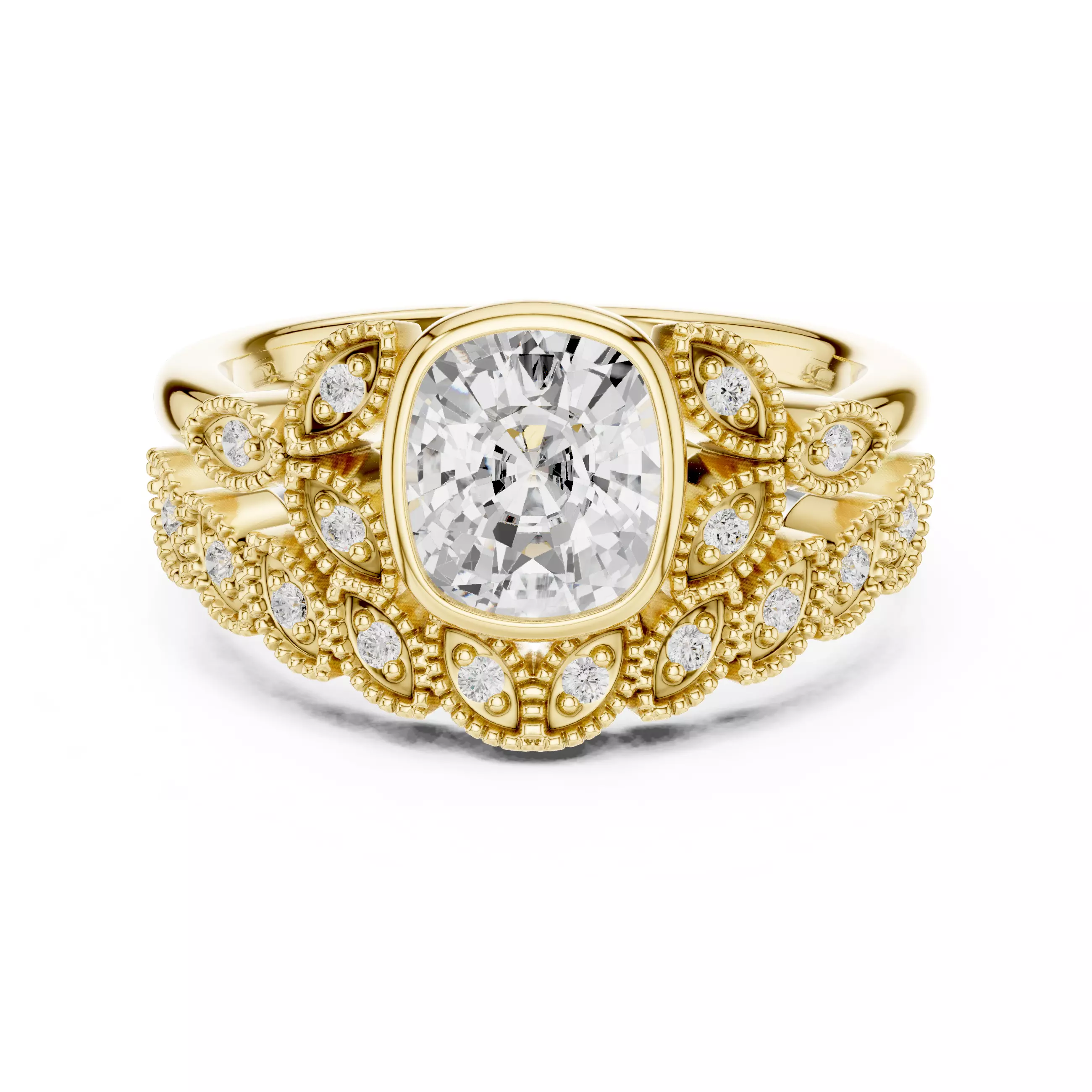 Solitaire Ring 3dm stl renders animation videos details 3D print model_16