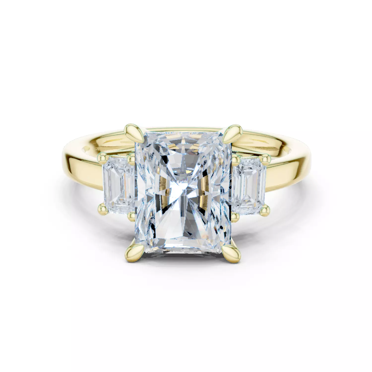 Solitaire Ring 3dm stl renders animation videos details 3D print model_3