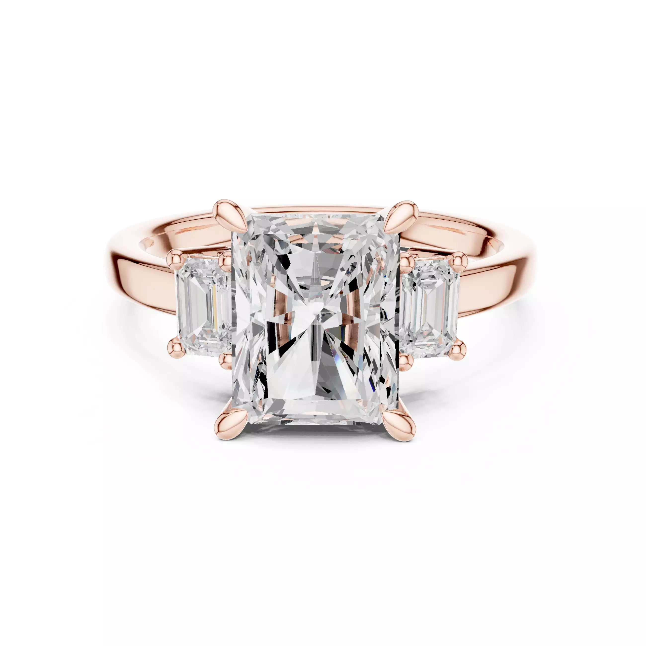 Solitaire Ring 3dm stl renders animation videos details 3D print model_0